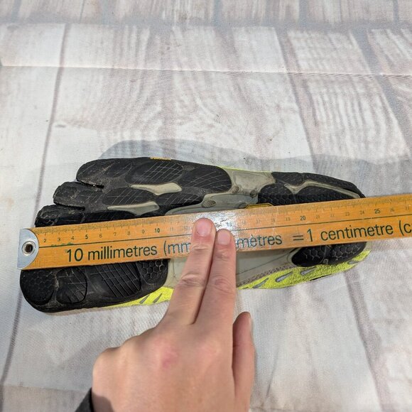 Vibram Men's Five-Fingers Black Yellow SeeYa Barefoot Running Shoes - Picture 5 of 5